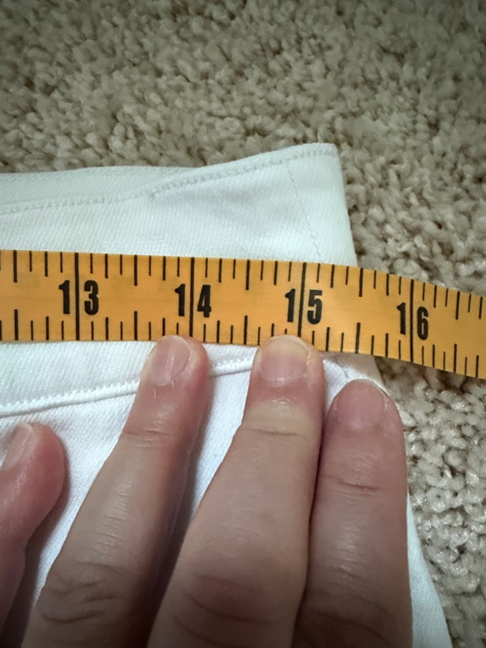 SPANX White Flared Jeans with Subtle Raw Hem - Picture 3 of 5